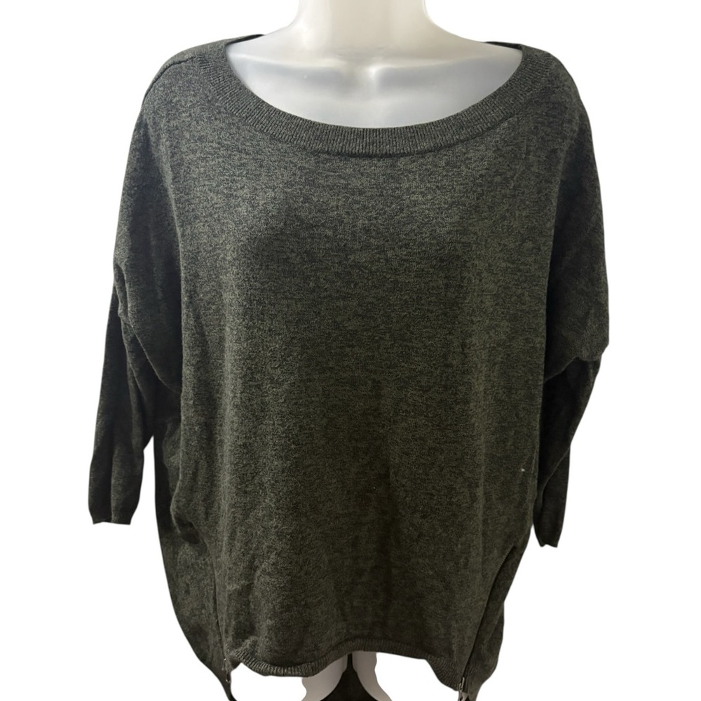 Express Olive Knit Pullover